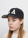 Бейсболка AMERICAN NEEDLE арт. 21005B-LOS Los Angeles Angels Archive Legend MILB (черный)